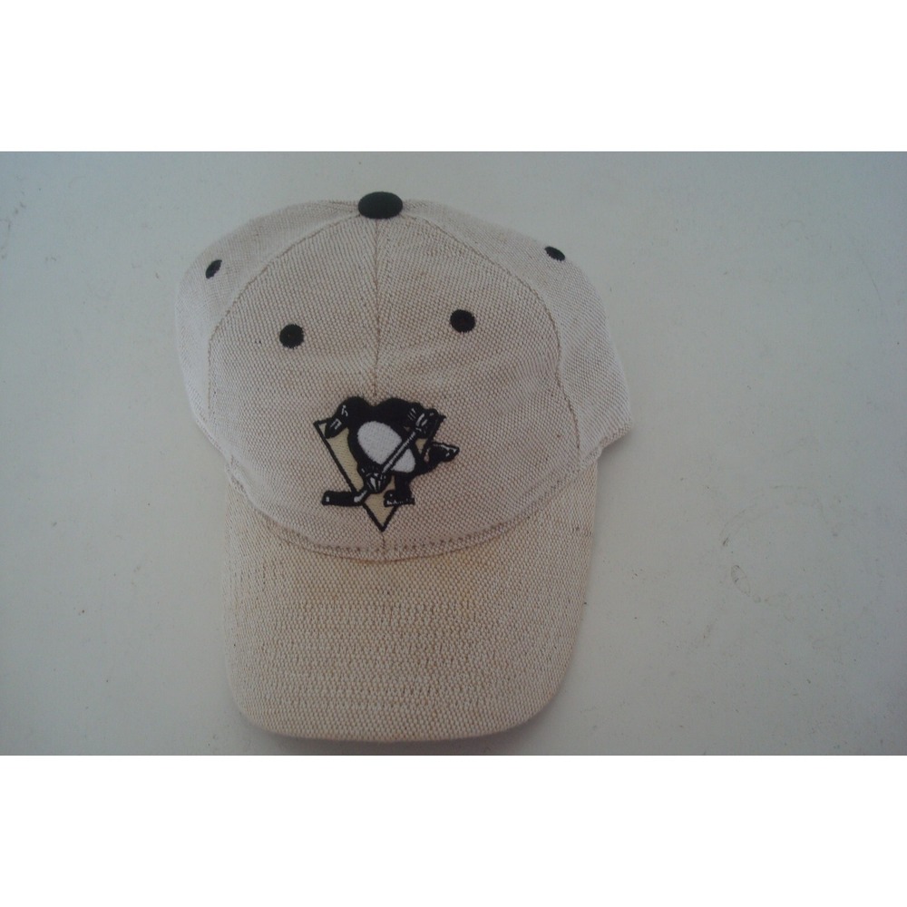PITTSBURGH PENGUINS Strapback BEACH GOLF DEADSTOCK HAT CAP VINTAGE H3